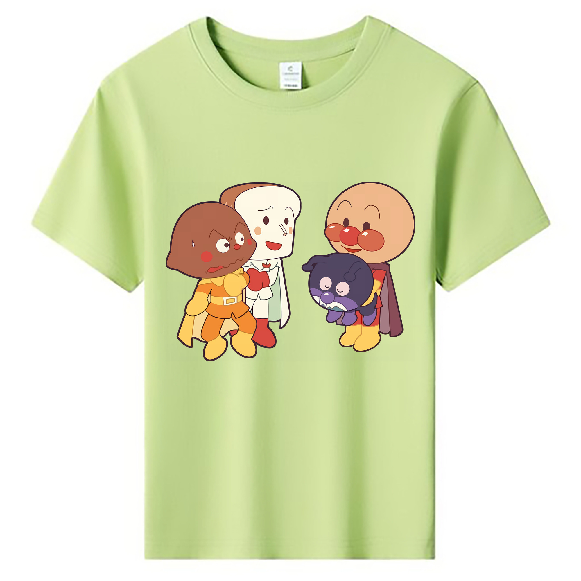 （画像用） アンパンマン Anpanman 綿100％キッズTシャツ（フロントプリント）